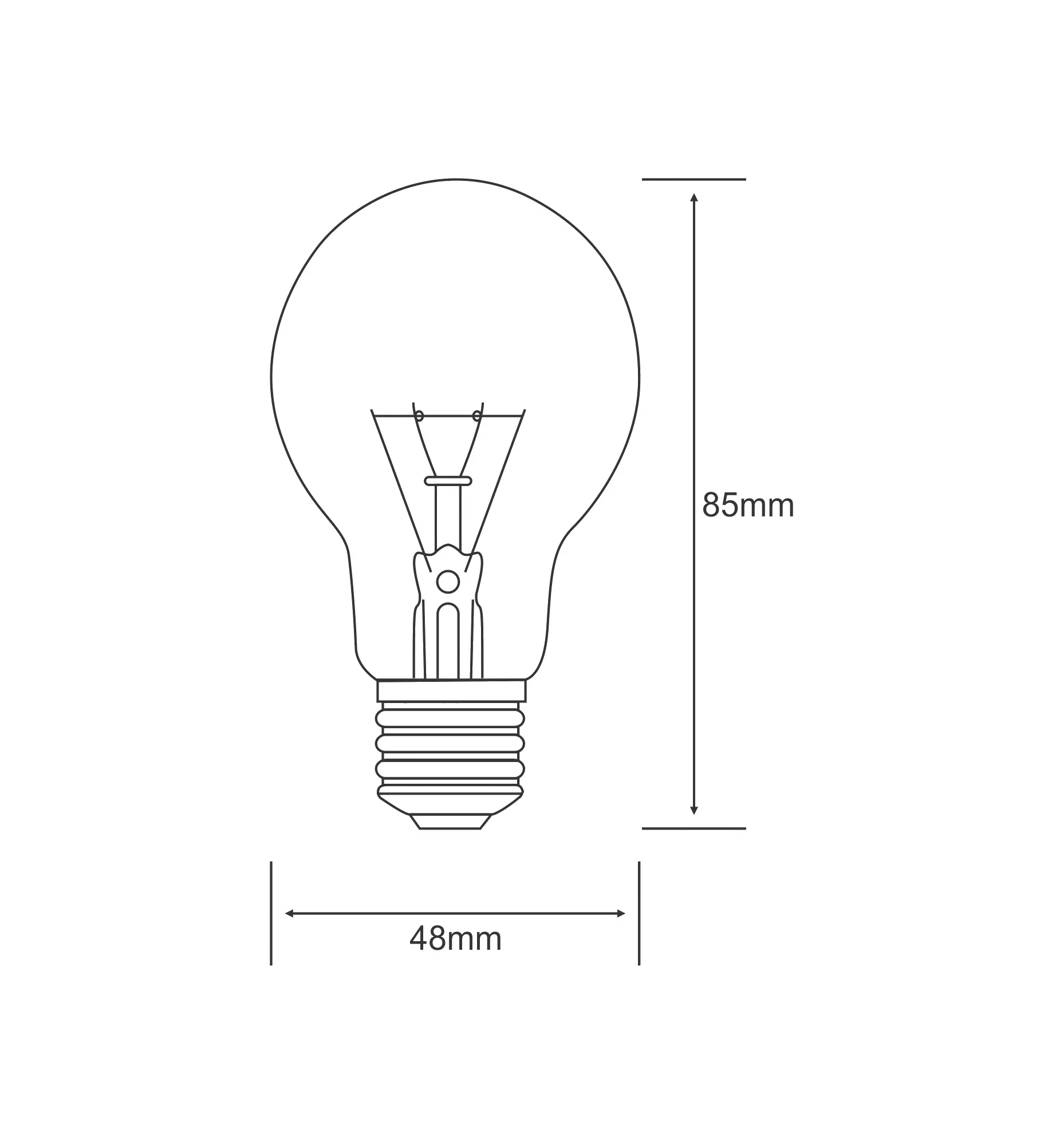 GLS Incandescent Luxram GLS